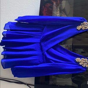 Royal blue romper